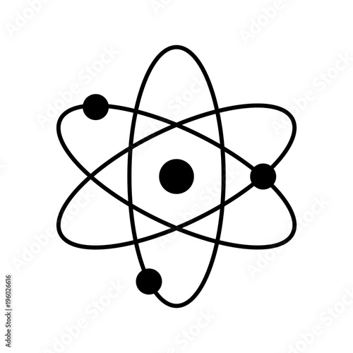 science icon,atom symbol vector