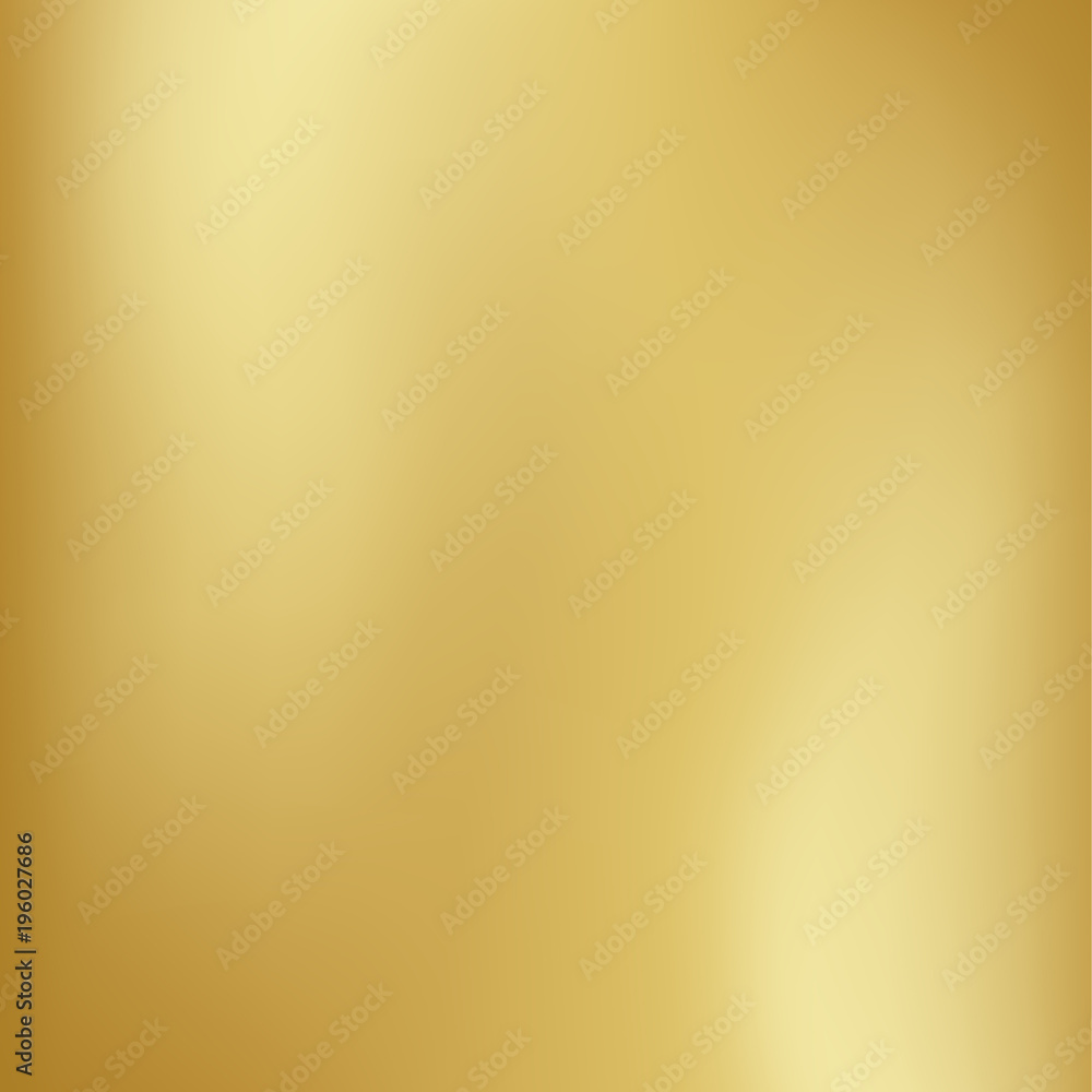 Vector gold blurred gradient style background. Abstract smooth colorful illustration, social media wallpaper