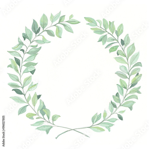 Hand-drawn Laurel Wreath