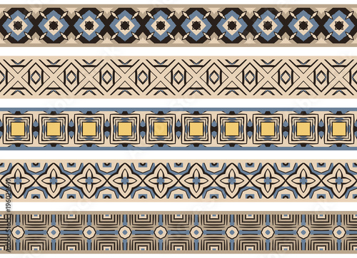 Seamless decorative borders