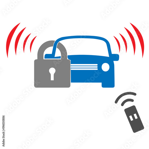 Car security system with remote control