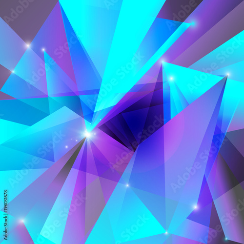 geometric background purple turquoise abstraction