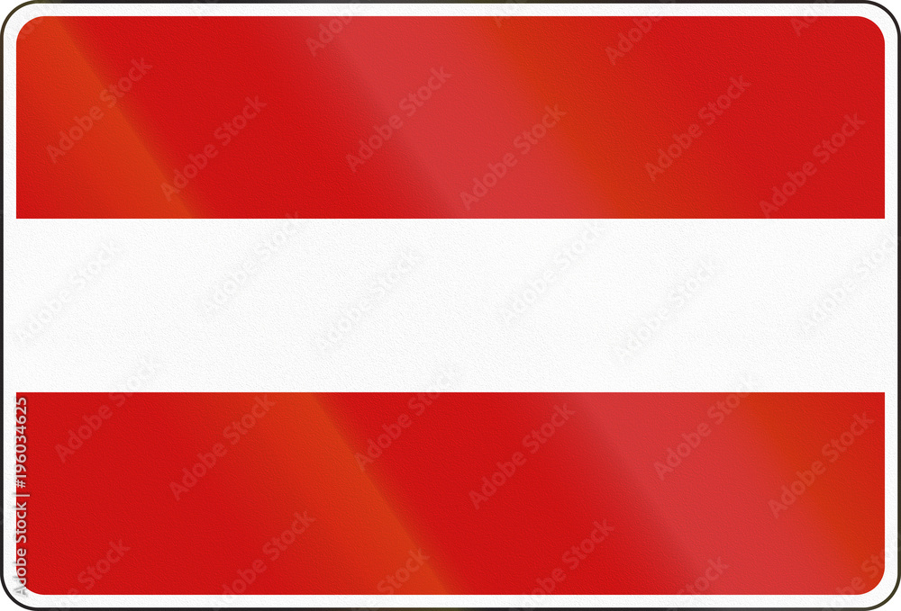 German inland water navigation sign - No entry for any vessels German inland water navigation sign - No entry for any vessels