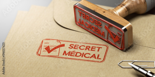 Foto Secret médical, sécurité des dossiers médicaux des patients