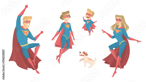 Super hero family.