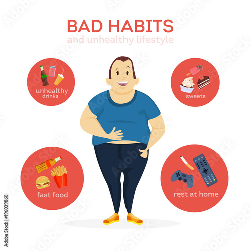 Man bad habits.