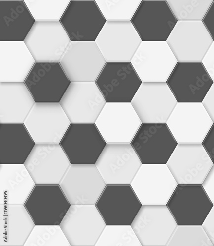 Mosaic of hexagons © AK_Vector
