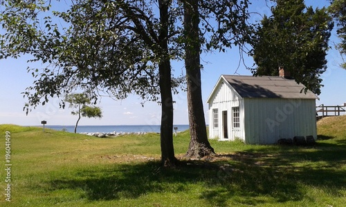 Historic Civil War Prison camp at Point Lookout State Park, Maryland