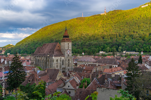 Top Down View of Brasov