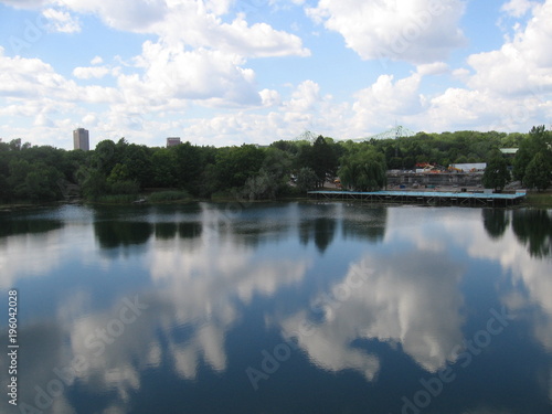 Pond on the 1967 World's Fair Exhibition Site, Montreal, Canada