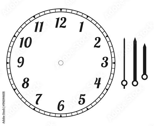 Clock face round