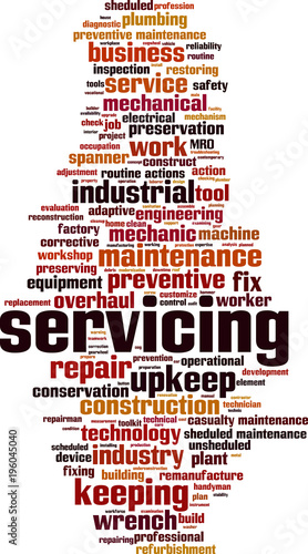 Servicing word cloud