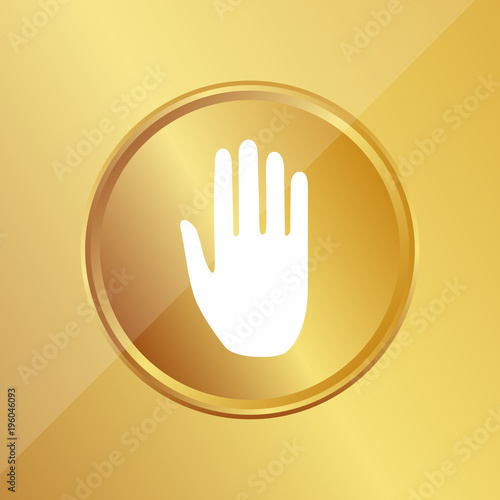 Gold Medaille - Hand