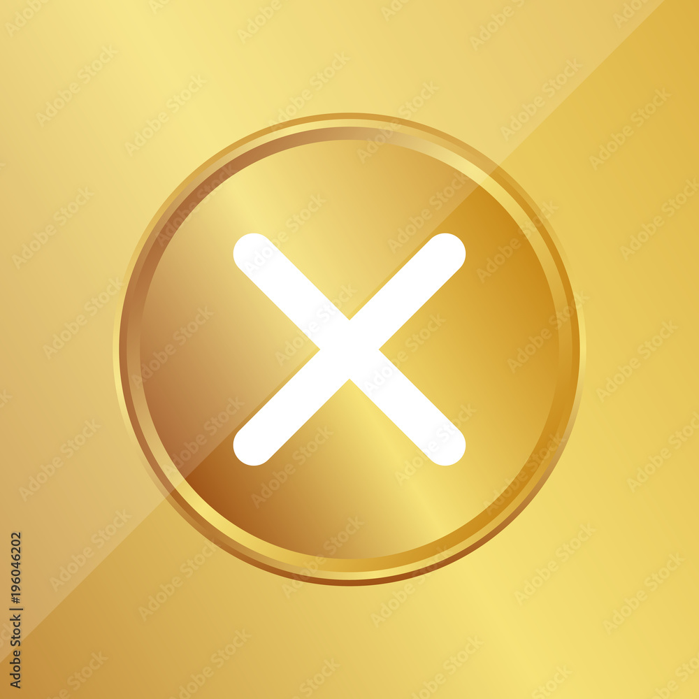 Obraz premium Gold Medaille - Kreuz