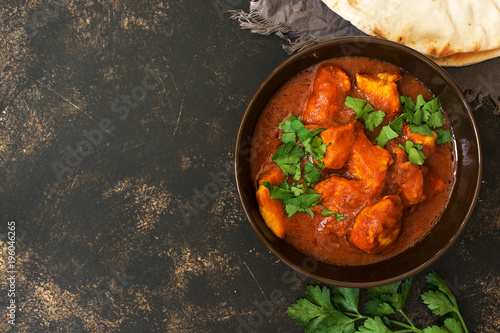 Foto Chicken Tikka masala in the bowl