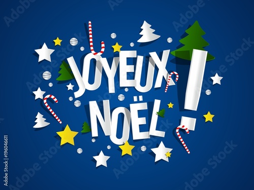Merry Christmas celebration greeting card design vector illustration