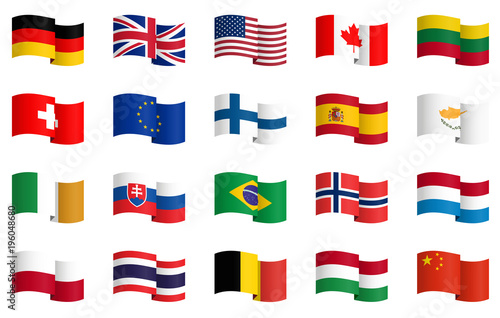 collection of country flags 1