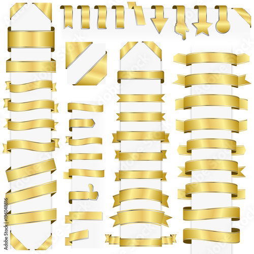 set of retro banners