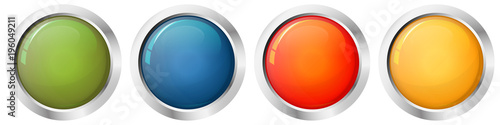 Button template four colors