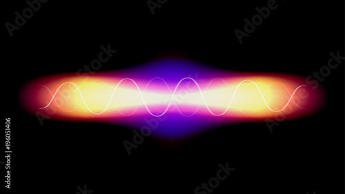 EDM Sound wave abstract technology vector background photo