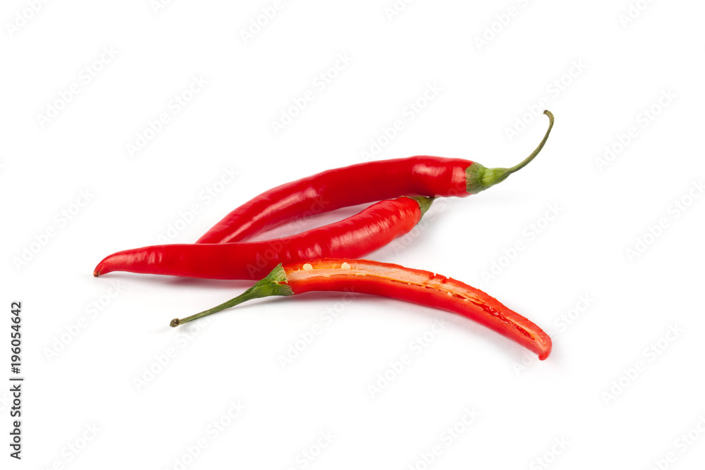 Red chili pepper isolated