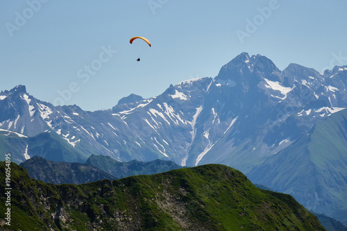 Gleitschirmfliegen in den Allgäuer Alpen