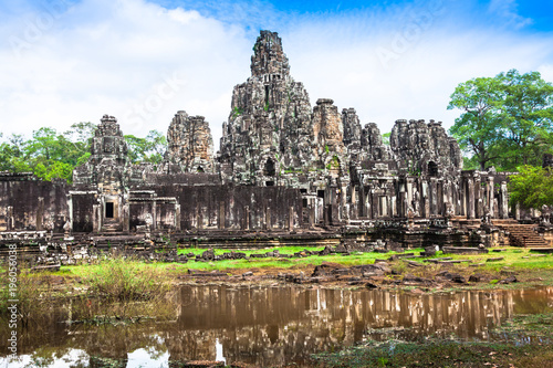 Bayon Temple in Angkor Thom  Cambodia