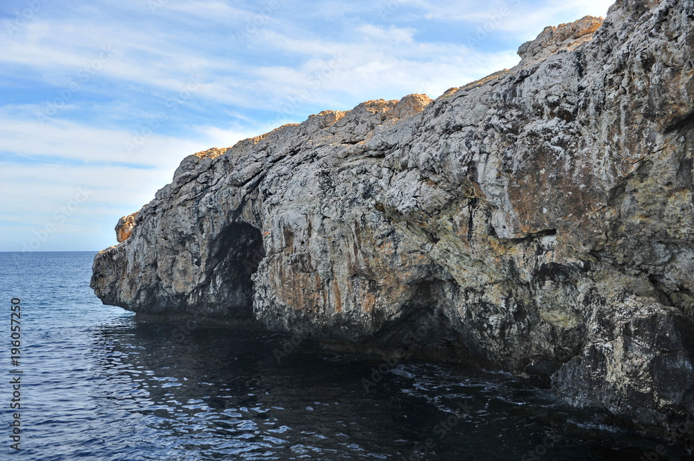 Rocks of the Mediterranean coast
