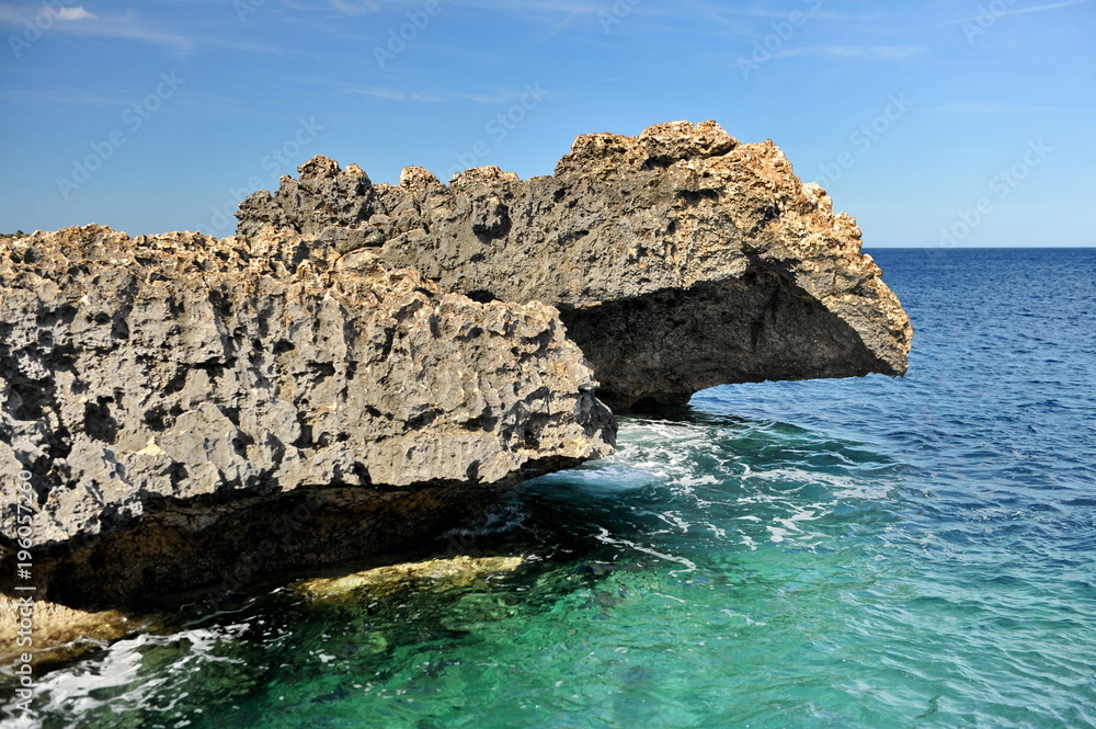 Rocks of the Mediterranean coast