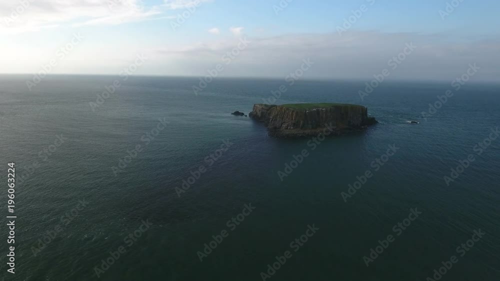 Flying Over Ocean Towards Ireland Island Flying Over Ocean Towards Ireland Island