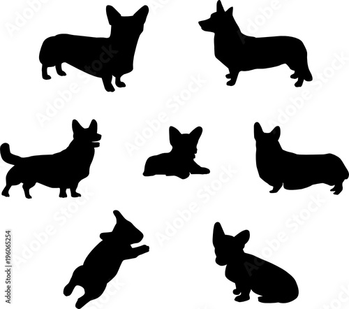 Pembroke Welsh Corgi silhouette