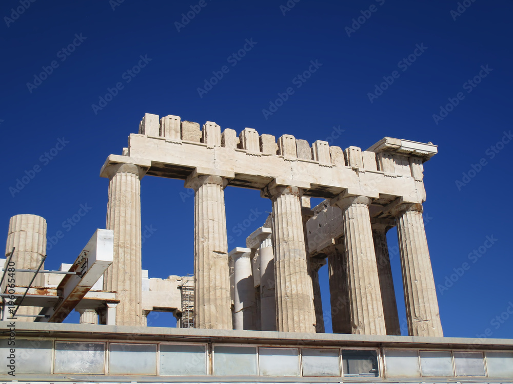 Parthenon temple . Acropolis in Athens, Greece