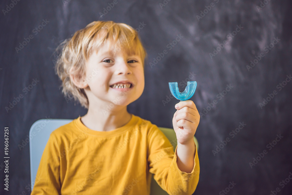 Three year Old Boy Shows Myofunctional Trainer Helps Equalize The