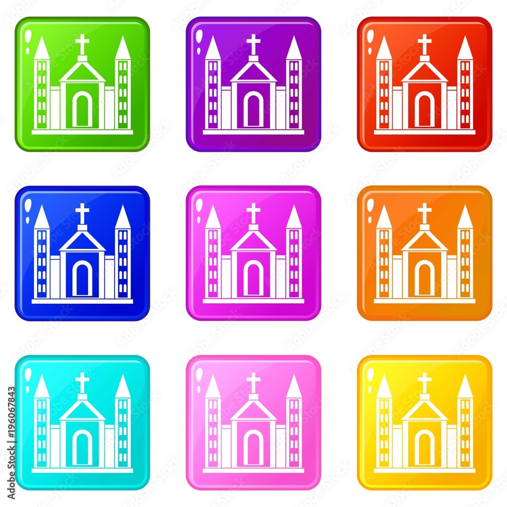 Christian catholic church building set 9 Christian catholic church building set 9