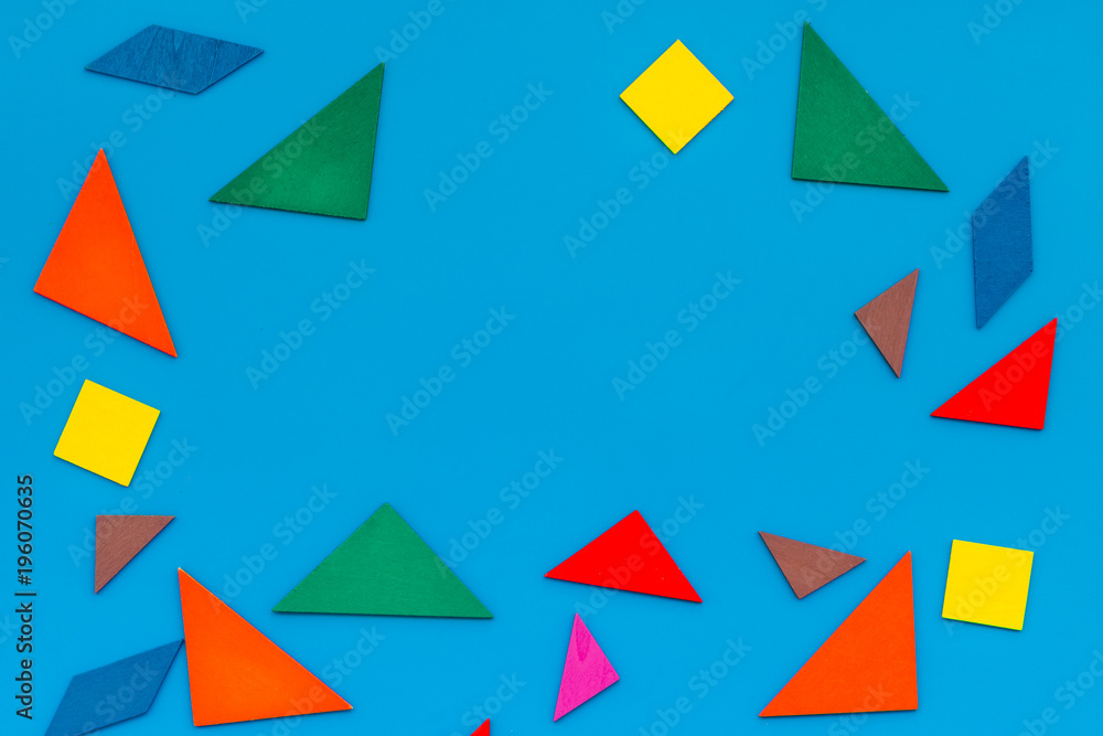 jigsaw puzzle game piece office table in business strategy set blue background top view mock up jigsaw puzzle game piece office table in business strategy set blue background top view mock up