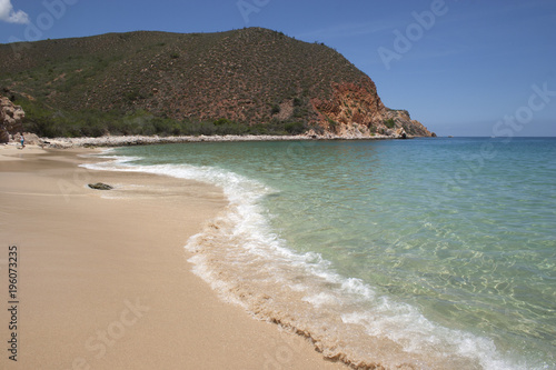 Tropical paradise beach idyllic caribbean vacation destination photo