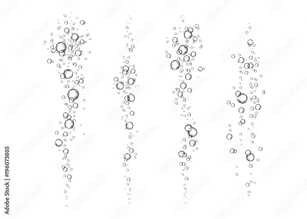 Effervescent drink realistic vector texture. Effervescent drink realistic vector texture.