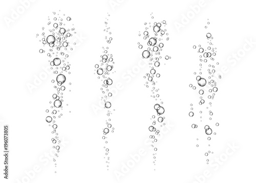 Effervescent drink realistic vector texture.
