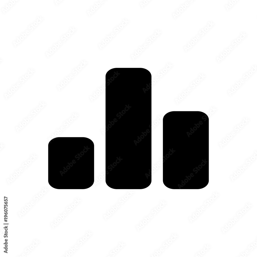 Graph chart vector icon. presentation and chart. Business concept Graph chart vector icon. presentation and chart. Business concept