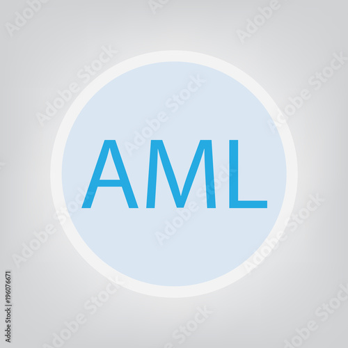 AML (Acute Myeloid Leukemia) concept- vector illustration