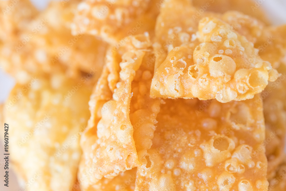 yellow flour sheet fried,asia snack. yellow flour sheet fried,asia snack.