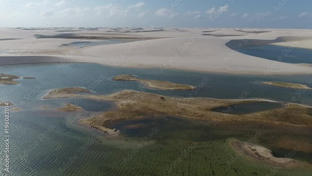 Strange Sand Dune And Water Wilderness Island 002 Strange Sand Dune And Water Wilderness Island 002