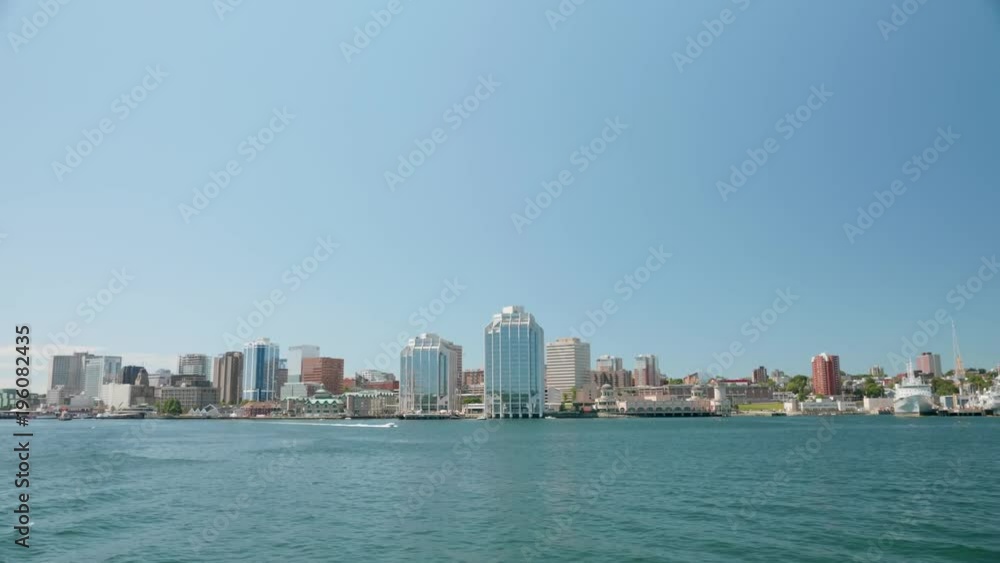 The view of Halifax Nova Scotia from the water The view of Halifax Nova Scotia from the water