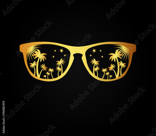 sunglasses gold design