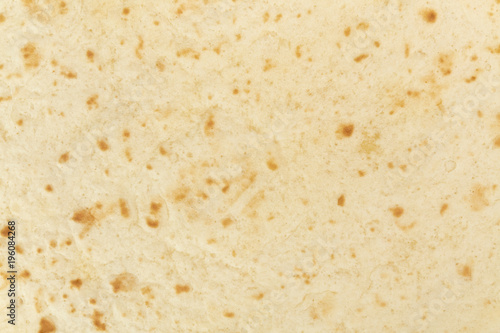 Plain tortilla wrap background texture