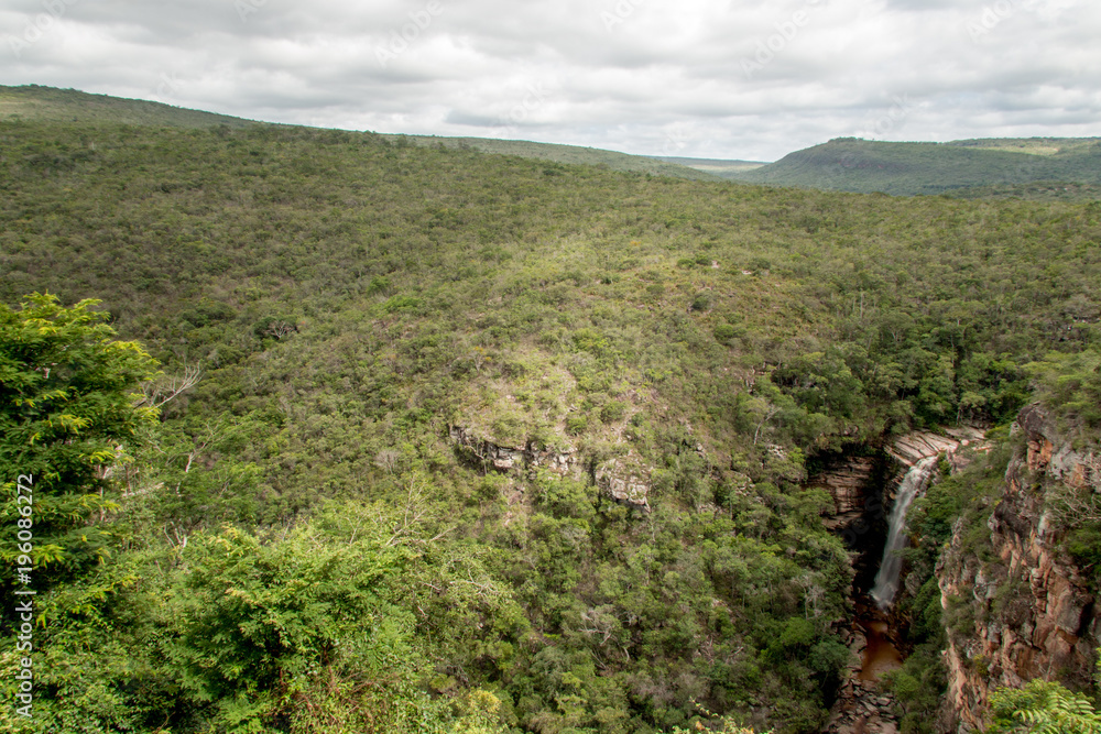 The Beautiful Landscape of Chapada dos Dimantina in the Interior of the State Bahia, Brazil