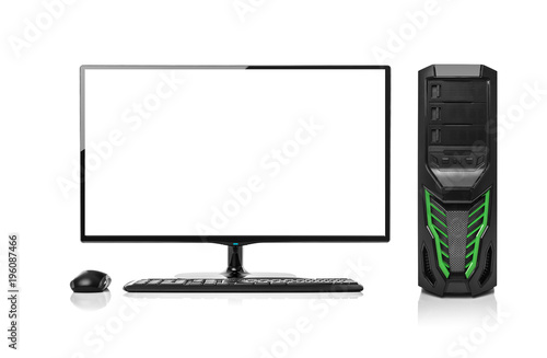 Modern desktop computer.