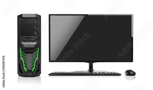 Modern desktop computer.