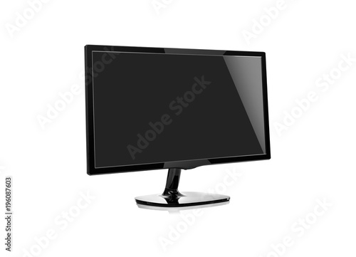 Computer monitor or TV isolated.
