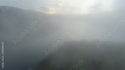 Wallpaper Mural New Zealand Epic Fly Through Clouds Revealing Queenstown at Sunset Torontodigital.ca